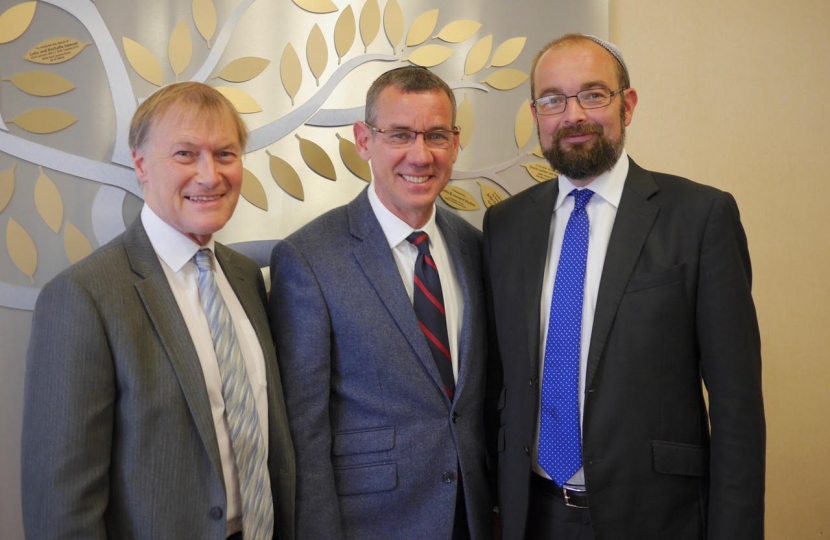 James Duddridge welcoming Mark Regev, Israeli Ambassador to the UK