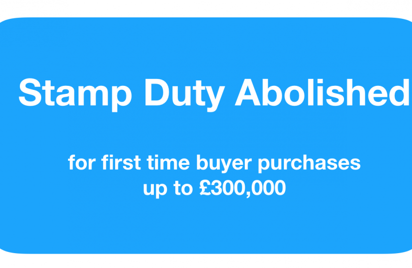 stamp duty abolished for first time buyer purchases up to £300,000