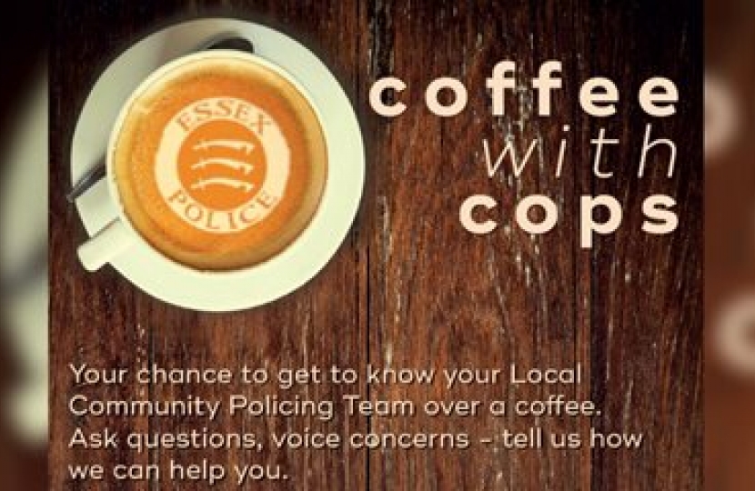 Coffee with cops poster