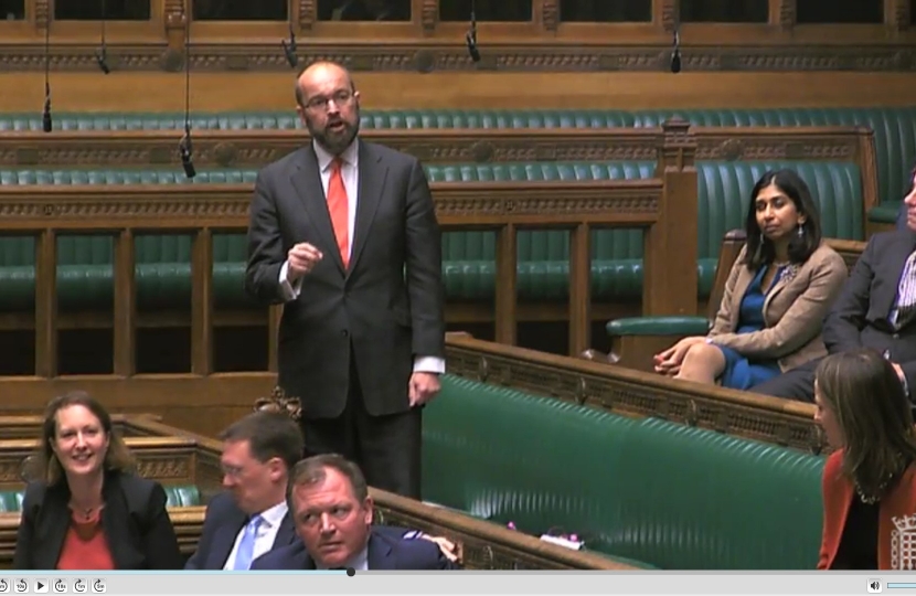 James Duddridge in the Chamber