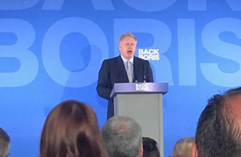 James Duddridge MP's view from the Back Boris launch