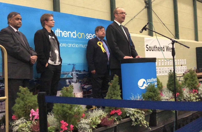 James Duddridge re-elected following Thursday's General Election