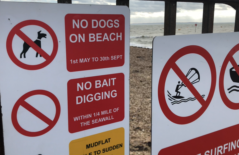 Dogs on beaches campaign