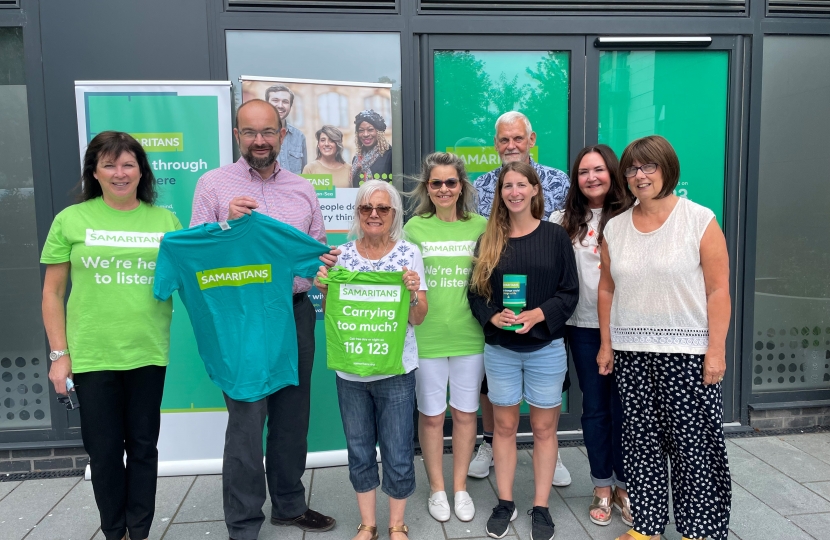 James Duddridge MP at the Southend Samaritans