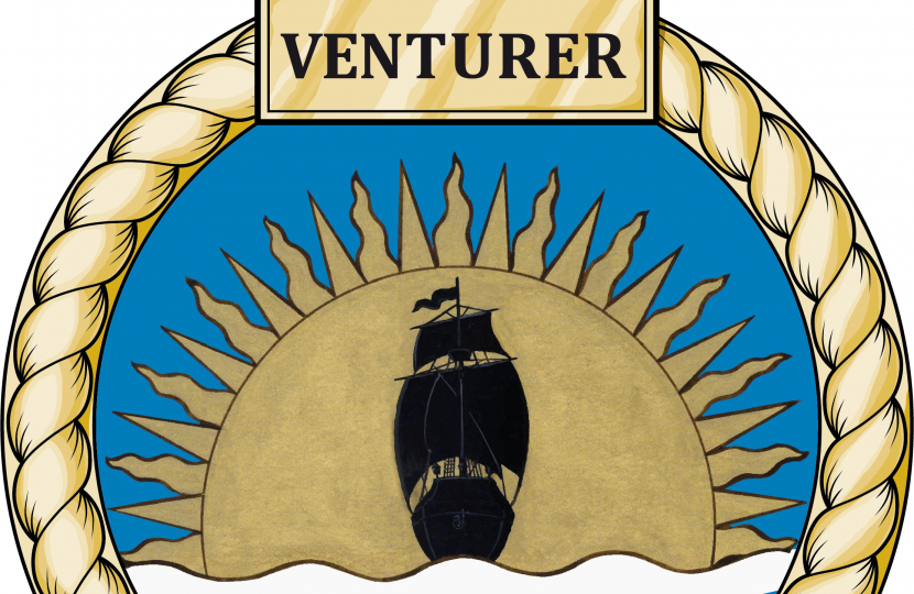 HMS Venturer Badge