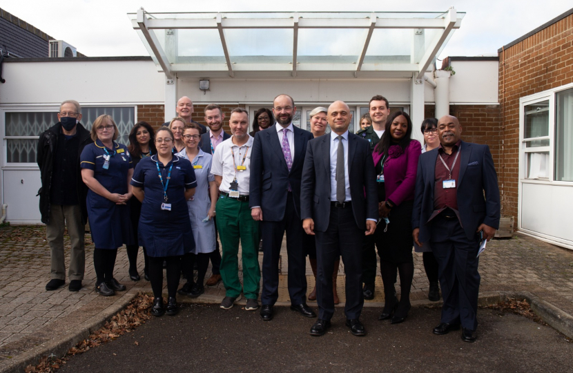 Health Secretary Sajid Javid visits Rochford 