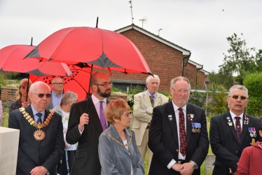 James with the Worshipful Mayor Cllr Derek Jarvis and Mayoress Val Jarvis