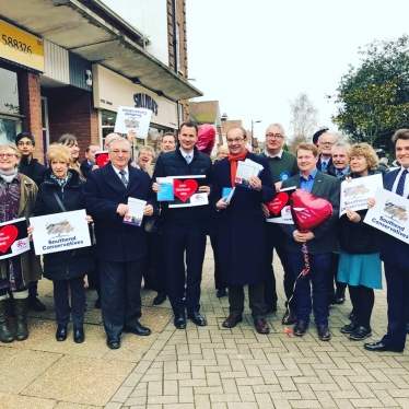 Love Southend NHS campaign launch with Jeremy Hunt and James Duddridge