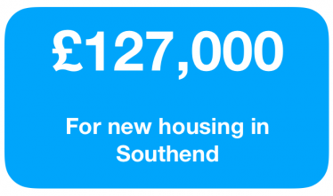 £127,000 for Southend Council to develop housing