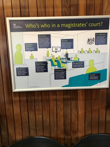 James visits the magistrates court