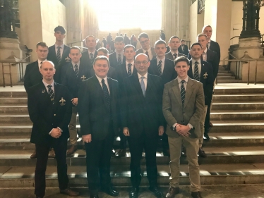 James, Will and the Squadron in Westminster Hall