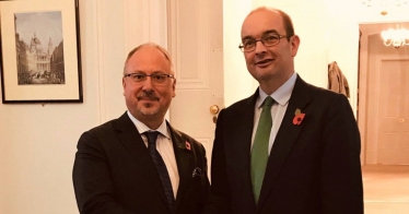 James Duddridge and Polish Ambassador 