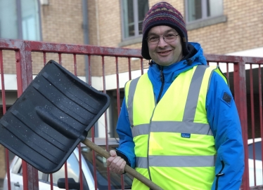 Snow warden: James Duddridge MP takes on the pledge