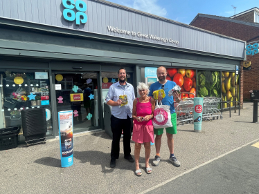 Crisp packet recycling in Great Wakering