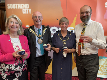 Anna Firth, the Mayor and Mayoress, and James Duddridge. 