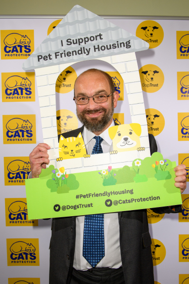 Sir James Duddridge KCMG MP supporting pet friendly rent