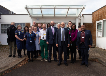 Health Secretary Sajid Javid visits Rochford 